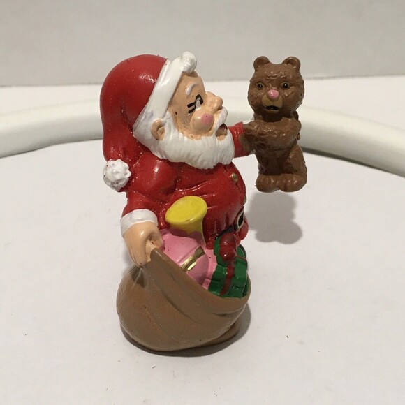 Vintage 1981 Wallace Berrie Christmas Santa Clause PVC Figure - Picture 5 of 7